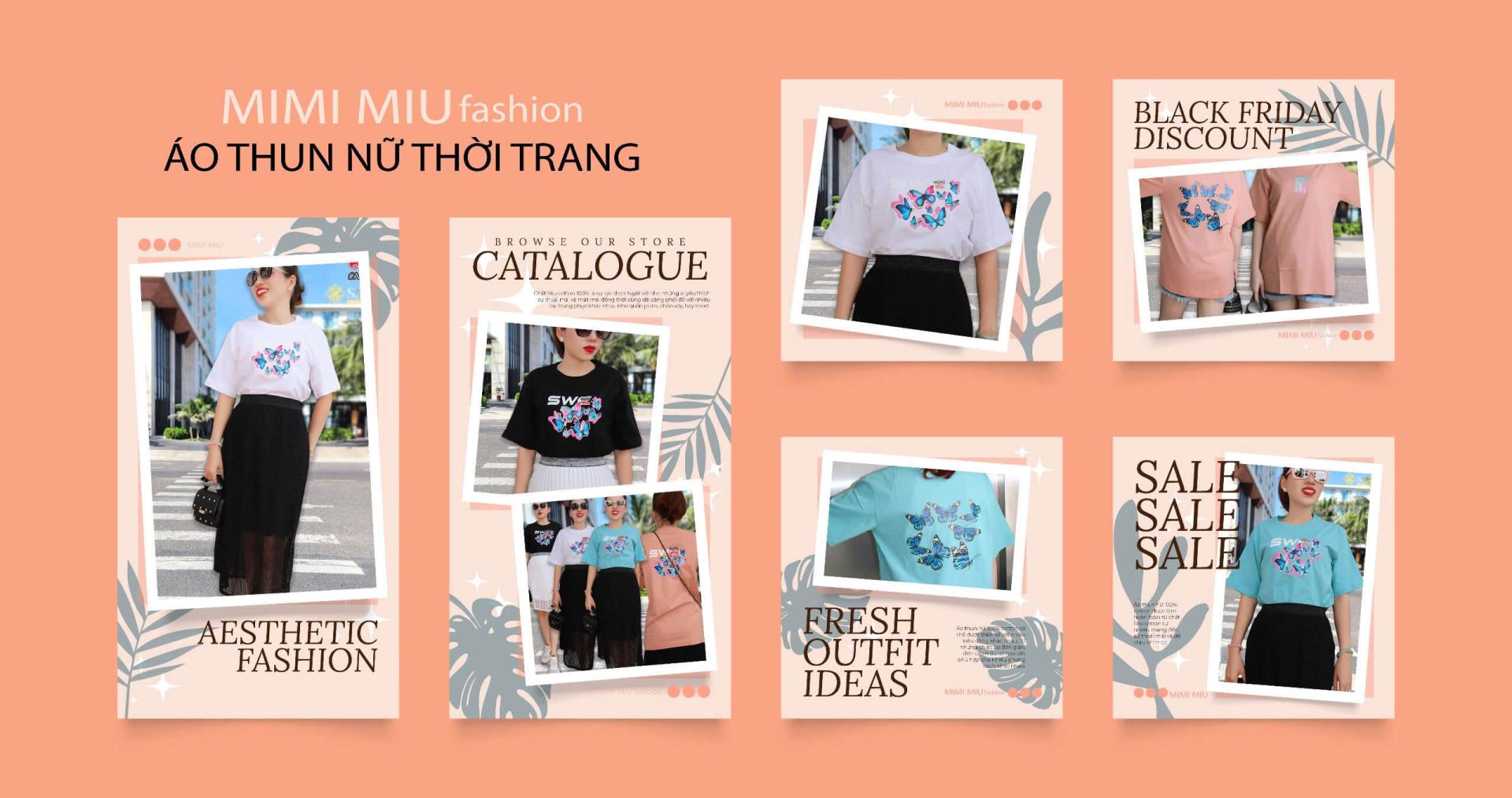 Dũng Oanh MiMi Miu - Đồ bộ thời trang thiết kế